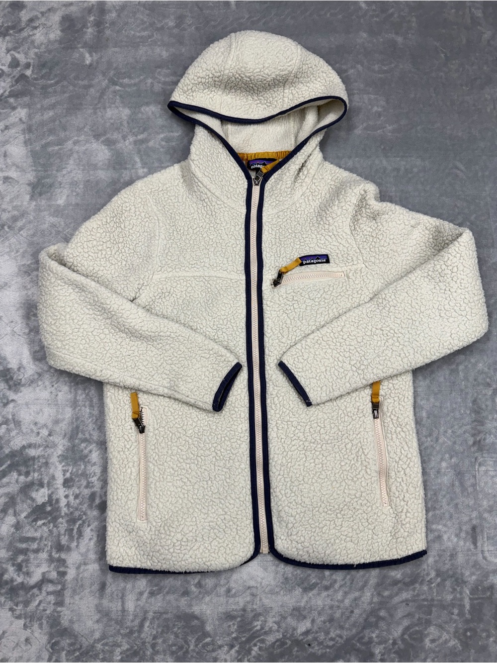 Patagonia Cream Women's Retro Pile Teddy Hoody Jacket